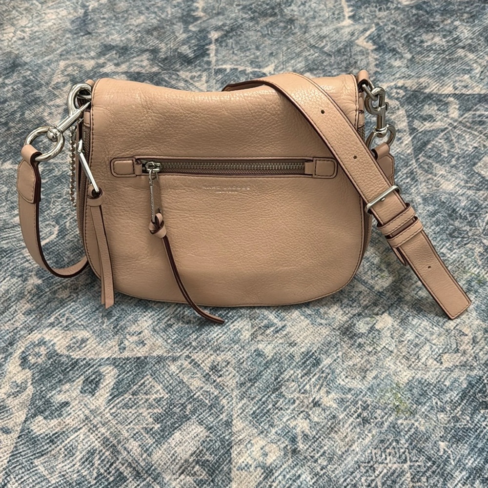 Marc Jacobs Blush Leather Crossbody Bag